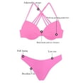 thumbnail image 2 of RELLECIGA Women's Push Up Bikini Sets for Women Sexy Underwire Bikini Two Piece Swimsuit Size XL, 2 of 5