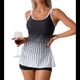 thumbnail image 1 of Traje de Baño de Dos Piezas para Mujer, con Control de Abdomen, Holgado, Talla XL, Color y Negro, 1 of 8