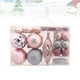 thumbnail image 2 of 50 piezas colgantes de Navidad bolas de pintura copo de nieve en forma de corazón adornos colgantes decoración de pared, 2 of 5