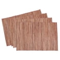 thumbnail image 1 of SARO 217.RU1420B Shimmering Woven Nubby Water Hyacinth Placemat  Rust - Set of 4, 1 of 3