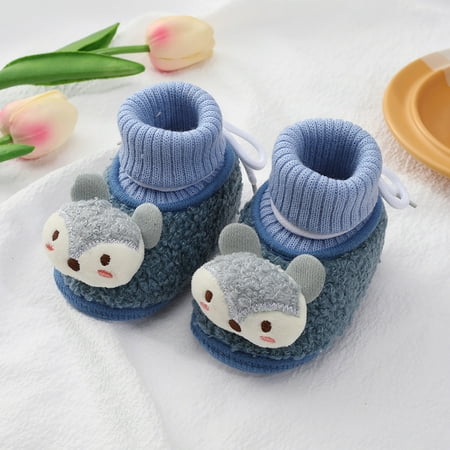

Baby Girls Boys Soft Booties Snow Boots Toddler Warming Shoes