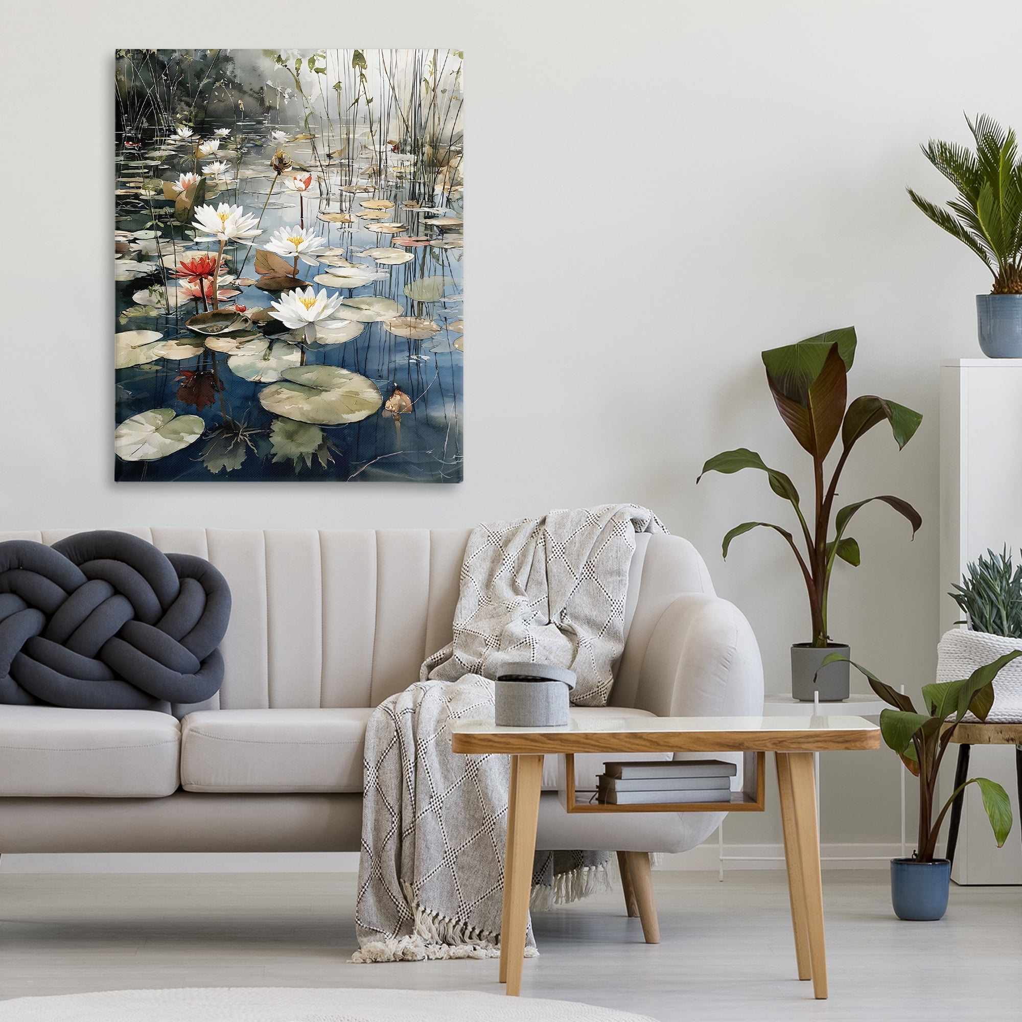 Stupell Industries Lily Wonder Pond Canvas Wall Art, design by Franklyn Gregory