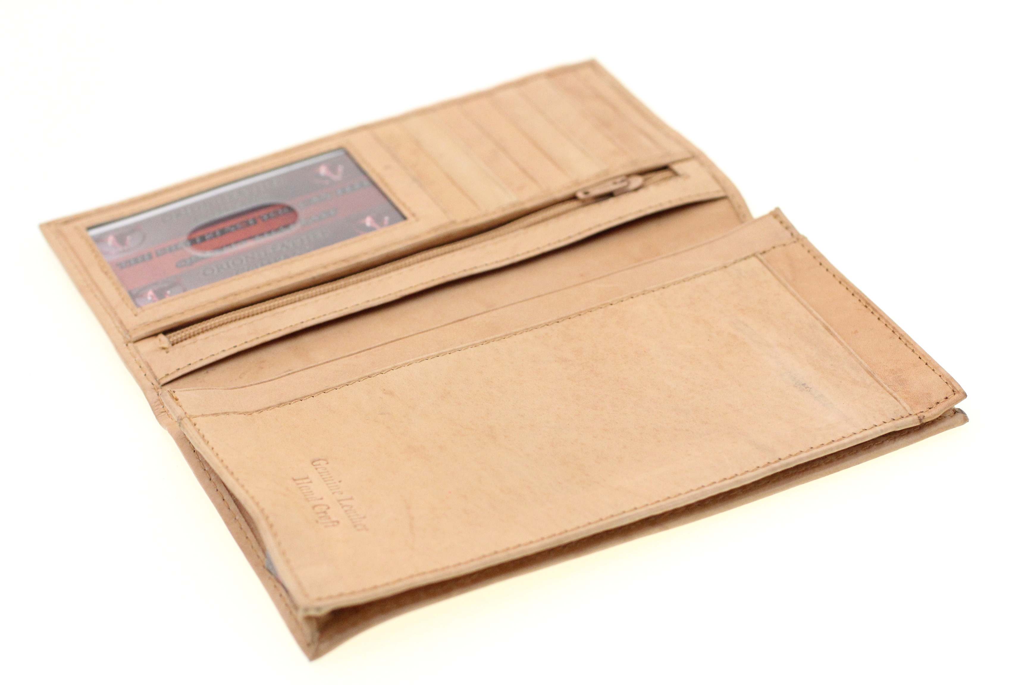 Mens Women Leather Checkbook Wallet Holder Cover Expandable Pocket