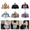 thumbnail image 2 of Women Shoulder Bag Korean Styles Crossbody Bag Drawstring Messengers Bag Commuting Bag Canvas Bucket Bag Handbag, 2 of 9