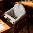 thumbnail image 5 of Baby Shopping Cart Cover 2 in 1 High Chair Cover with Clear Phone Pouch Thick Padded Machine Washable Reversible Pattern for Infant Toddler, 5 of 8