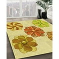 thumbnail image 3 of Ahgly Company Tapis Rond Lavable en Machine Intérieur Transitionnel Sedona Brun, 6 Pieds Rond, 3 of 7