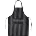 thumbnail image 4 of Home Apron for Kitchen Use with Striped Half-Length Design Unisex Utility Apron for Oil Spills Absorption Durable Polyester Practical and Stylish, 4 of 4