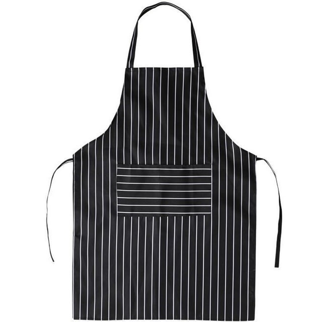 Home Apron for Kitchen Use Unisex Design Ideal for Coffee Stations and Mess-Free Cooking Striped Half-Length Apron