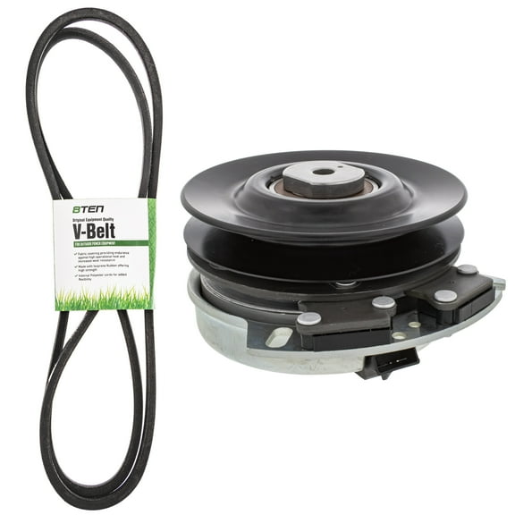 8TEN Belt PTO Clutch Kit for Cub Cadet LT2042 GT2544 GT2186 44 48 MK1006347