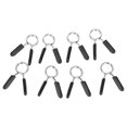 thumbnail image 1 of Lot de 8 Colliers de Ressort pour Haltères, Pinces pour Barre de Musculation Gym Entraînement Physique Entraînement Musculation, 1 of 8