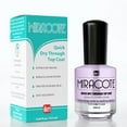 thumbnail image 3 of Duri Nail Repair Combo, Rejuvacote 1 Nail Growth Base Coat + Miracote Quick Dry Top Coat, Extend Wear of Your Manicure Pedicure, 3 of 9