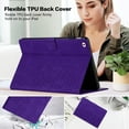 thumbnail image 6 of Dteck for for iPad Mini 7 (A17 Pro) 2024,iPad Mini 6 Generation 8.3 Inch Case 2021, Premium PU Leather Card Slots Adjustable Stand Cover with Auto Sleep/Wake Feature Protective Case, Purple, 6 of 7