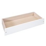 Bellemave Twin Bed with Trundle and 2 Storage Drawers, Wood Platform Bed Frame with Headboard and Trundle Bed, Twin Size Storage Bed for Bedroom (White)