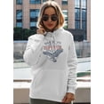 thumbnail image 2 of Brooklyn Superior Denim Goods Hoodie Women -Image by Shutterstock, Female 4X-Large, 2 of 4