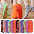 thumbnail image 3 of Calcetines de trampolín profesionales, calcetines de suelo antideslizantes divididos, calcetines de yoga para aprendizaje temprano para adultos, bebés y niños, 3 of 6