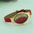 thumbnail image 3 of Sfonq Summer Clearance Womens Watches ,Mothers Day Gift for Grilfriend Semilunar Sand Type Ellipse Woman Fine Strap Small Dial Wristwatch Watch,Red Buy 2 Save 10%, 3 of 3