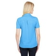 thumbnail image 2 of Devon & Jones DG22W Women's CrownLux Performance Address Melange Polo-Ocean Blue Heather-M, 2 of 3