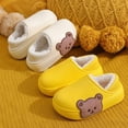 thumbnail image 6 of QWZNDZGR Winter Waterproof Child Cartoon Slippers Warm Girls Boys Non-Slip Plush Stepped Cotton Indoor Outdoor Home Toddler Thick Heel, 6 of 6