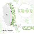 thumbnail image 4 of 20 Yards Green Daisy Flower Trim 17mm/0.6'' Decorative Lace Crochet Lace Trim Lace Crochet Trimming for Party Sewing Gift Package DIY Wrapping Wedding Decorations Christmas, 4 of 9