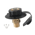 thumbnail image 2 of Kit de entrada de agua para RV City, conector de latón con tapón antipolvo de 3/4" Negro, 2 of 9
