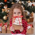 thumbnail image 4 of 12 bolsas de regalo de Navidad, bolsas de regalo de papel Kraft con etiquetas y cintas de Navidad, bolsas de papel para dulces de Navidad para regalos de fiesta de Navidad, bolsas de regalo de vacaciones de 5 x 3 x 7 pulgadas Zhivalor HMFJ106, 4 of 8
