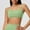 Green, variant on FAHXNVB Womens Criss Cross Back Longline Sports Bras Spaghetti Straps Racerback Padded Yoga Workout Crop Tank Tops Wireless Training Bras