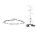 thumbnail image 2 of KATARINA 1/2 cttw Diamond Tennis Link Bracelet in 10K White Gold, 2 of 3