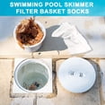 thumbnail image 2 of Tnobhg Swimming Pool Skimmer Socks Stretchable Fabric Universal Easy Installation Debris Catcher Pool Filter Basket Socks Accessories, 2 of 7