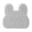 Gray, variant on Silicone Foot Scrubber Mat, Antiskid Shower Massage Pad for Deep Cleaning & Exfoliation, Gray TPR, 12.8" x 12" (Light Blue)