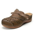 thumbnail image 1 of Lady Comfortable Closed Toe Sandals Ladies Everyday Wedges Breathable, 1 of 2