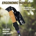thumbnail image 3 of Brazos Collapsible Walking Poles for Hiking, White, 3 of 4