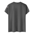 thumbnail image 3 of 4th of July Shirts Men Short Sleeve T-Shirts Loose Red White and Blue Print Pullover USA 250th Anniversary Celebration Party Tops Independence Day Patriotic Crew Neck 1776-2026 Tees Dark Gray 3XL, 3 of 5