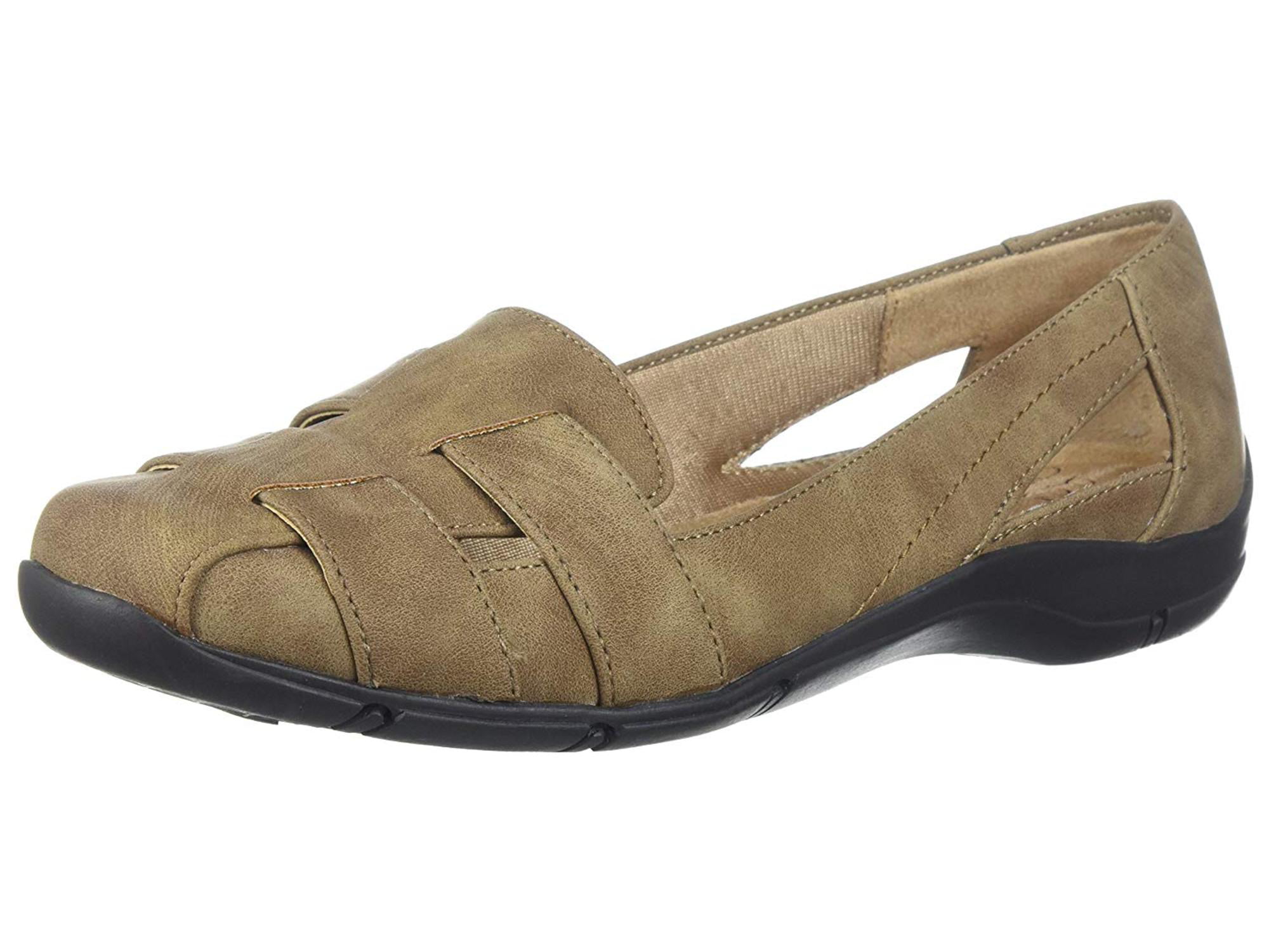 LifeStride - Lifestride Womens Dee Suede Closed Toe Loafers, Tan, Size ...