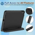 thumbnail image 4 of BMOUO Kids Case for iPad (A16) 11th Generation 11 Inch 2025, iPad 10th Generation 10.9" 2022 with Built-in Screen Protector Durable Shockproof Lightweight Handle Cover for iPad 10/11 Gen, Black, 4 of 8