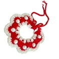 thumbnail image 5 of oshhnii Adjustable Pet Collars, Crochet Bib, Christmas Cat Bandana Collars, Knitting B, 5 of 9