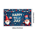 thumbnail image 3 of Decorative Gnomes Independence Day Banner Patriotic July 4th Theme Celebration for Outdoor Party Holiday Event, 3 of 8