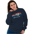 thumbnail image 4 of Popeye Ironic American Patriots Cool Sweatshirt for Men or Women Brisco Brands S, 4 of 6