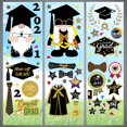 thumbnail image 1 of Calcomanías para ventanas de graduación - 2021 Pegatinas para decoración de ventanas, Calcomanías para ventanas de doble cara de la temporada de graduación Pegatinas estáticas Pegatinas de pared para Feliz Sencillez, 1 of 3