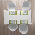 thumbnail image 4 of Ambesonne Anime Place Mats Set of 4, Rabbits Carrots on Green, Standard Size, Apple Green and Yellow, 4 of 4
