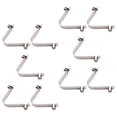 thumbnail image 2 of KAKOWELY 10pcs Double Pin Spring Button Clips Replacement Pool Clasps Stainless Steel Clasps,3.15X"X1.97"X0.43", 2 of 5