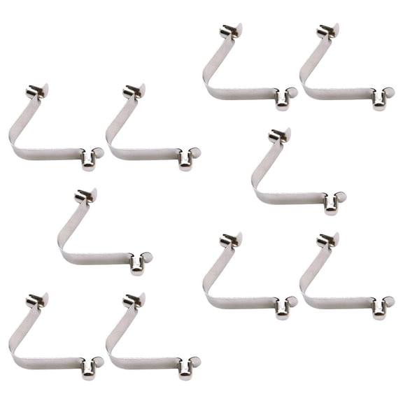 LOLIPPYY 10Pcs Replacement Pool Spring Clips Stainless Steel for Easy Installation and Removal