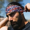 thumbnail image 5 of Suddora UK Flag Tie Headband / Sweatband (Made in USA) - Head Tie for Workout, Ninja Costume, Sports, 5 of 5