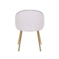 thumbnail image 4 of Porthos Home Daija Velvet Dining Chairs With Stylish Gold Chrome Legs, Supportive Semi-circular Back And Comfortable Cushion (Great As Accent Chairs, Side Chairs Too), 4 of 6