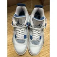 thumbnail image 3 of Ni - ke Size 11: Air Jordan 4 Retro 2024 Military Blue Reimagined FV5029-141 *WORN ONCE*, 3 of 5