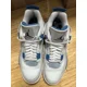 thumbnail image 3 of Ni - ke Size 11: Air Jordan 4 Retro 2024 Military Blue Reimagined FV5029-141 *WORN ONCE*, 3 of 5