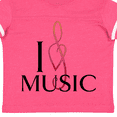 thumbnail image 4 of Inktastic I Love Music Boys or Girls Toddler T-Shirt, 4 of 5