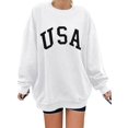 thumbnail image 2 of Langwyqu Women's Oversized Batwing Long Sleeve Sweatshirts Pullover Tops, 2 of 5