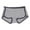 Gray, variant on Xmarks 3 Packs Women's Comfortable Soft Panties Mid-waist Breathable Sports Panties Female Briefs Plus Size