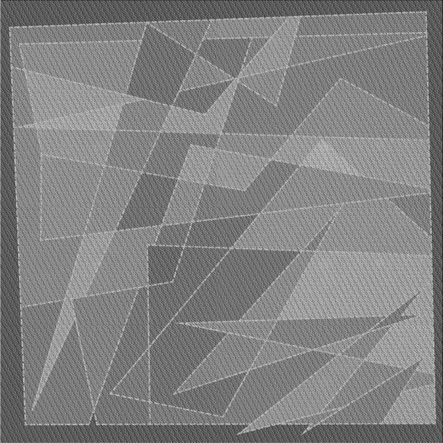 Ahgly Tapis d'Intérieur Lavable en Machine Carré Gris Cendré Transitionnel, 7 Pieds Carré