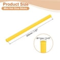thumbnail image 2 of 16 Pack Mini Hot Glue Sticks, 0.43" Dia x 7.87" Long EVA Glue Gun Sticks, Light Yellow for DIY Projects, 2 of 6